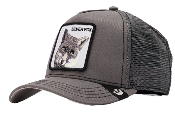 Goorin 'Silver Fox' Trucker Style cap in Grey