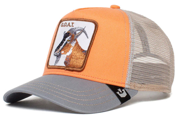 Goorin 'Goat' Trucker Style Baseball Cap in Coral