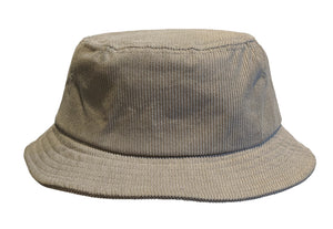 Avenel corduroy bucket hat in Grey