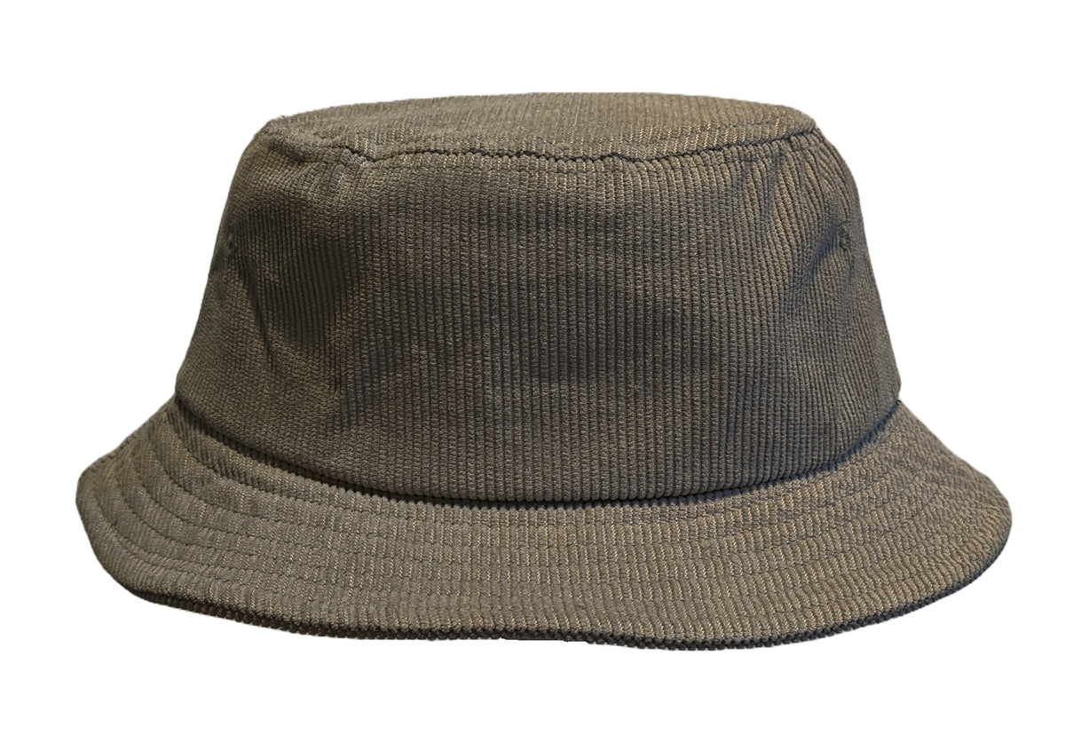 Avenel corduroy bucket hat in Sage Green Grand Hatters