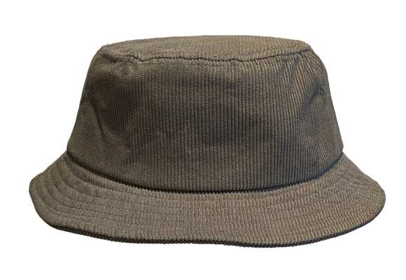 Avenel corduroy bucket hat in Sage Green
