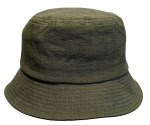 Avenel 100% Hemp Bucket hat in Olive