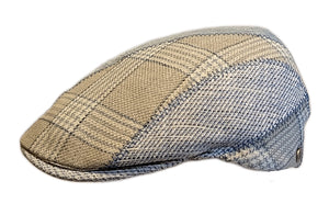 Flechet Linen/Cotton blend zig-zag stitch Patch cap