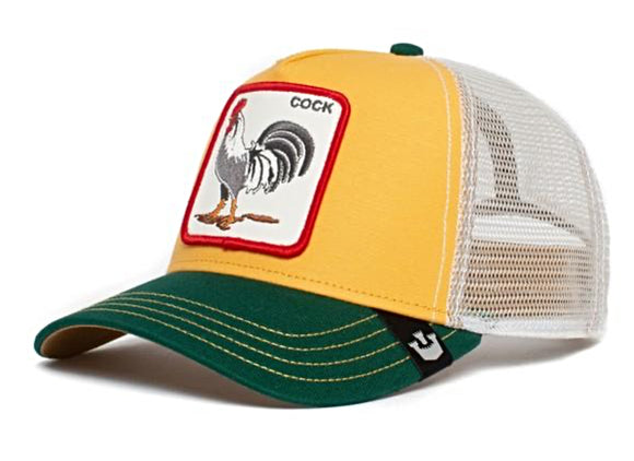 Goorin 'The Cock' Trucker Style Baseball Cap in Yellow