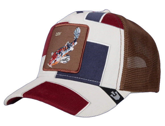 Goorin 'Carpy Diem' Trucker Style Cap in Creme
