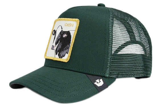 Goorin 'Cash Cow' Trucker Style Baseball Cap in Guard (Green)