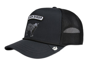 Goorin 'GB2 Black Sheep' Trucker Style Baseball Cap in Void (Black)