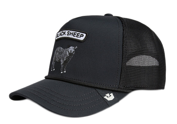 Goorin 'GB2 Black Sheep' Trucker Style Baseball Cap in Void (Black)