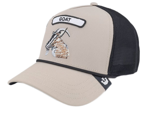 Goorin 'GB2 Goat' Trucker Style Baseball Cap Toast (Beige)
