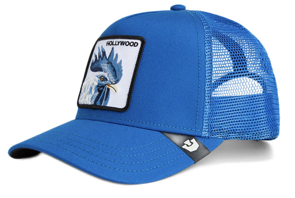 Goorin 'Hollywood Rooster' Trucker Style Baseball Cap in Royal (Blue)