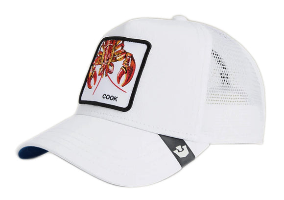 Goorin 'Lemme Cook' Trucker Style Baseball Cap in Blank (White)