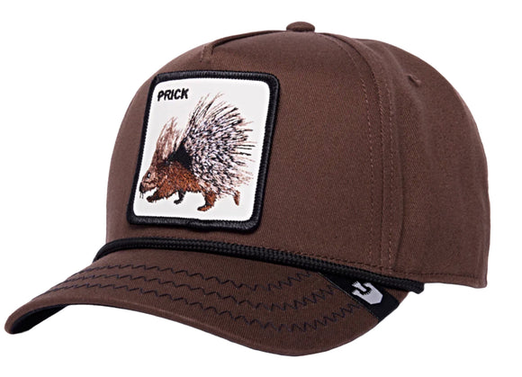 Goorin 'Porcupine 100' Cotton twill Trucker Style cap in Brown