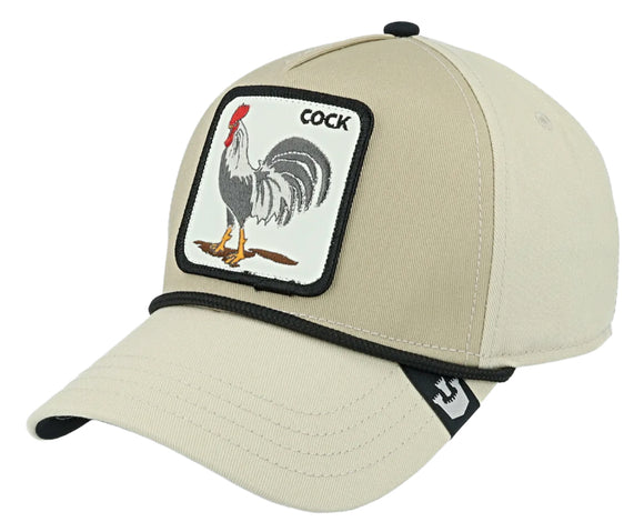 Goorin 'Rooster 100' Cotton twill Trucker Style cap in Cream