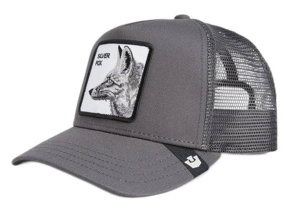 Goorin 'Silver Foxxx' Trucker Style Baseball Cap in Oil (Grey)