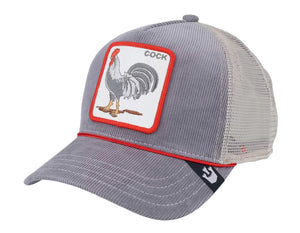 Goorin 'The Arena' Poly/Cotton Cord Trucker Style Cap in Grey