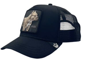 Goorin 'The Flex Pitbull' Trucker Style cap in Black