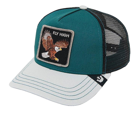 Goorin 'The Fly High Bird' Trucker Style Baseball Cap in Emerald