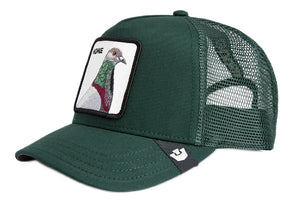 Goorin 'The Homie Pigeon' Trucker Style Baseball Cap in Guard (Green)