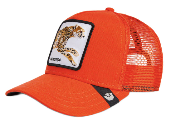 Goorin 'The Nonstop Cheetah' Trucker cap in Blaze (Red)