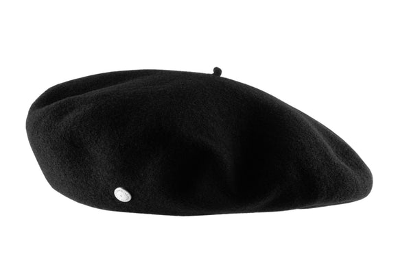 Laulhere Vrai Wool French Basque beret in Black