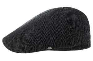 Lierys Wool  Herringbone pattern 6 panel style ivy flat cap