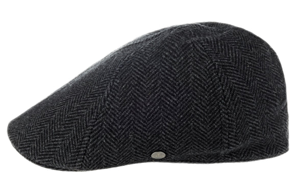 Lierys Wool  Herringbone pattern 6 panel style ivy flat cap