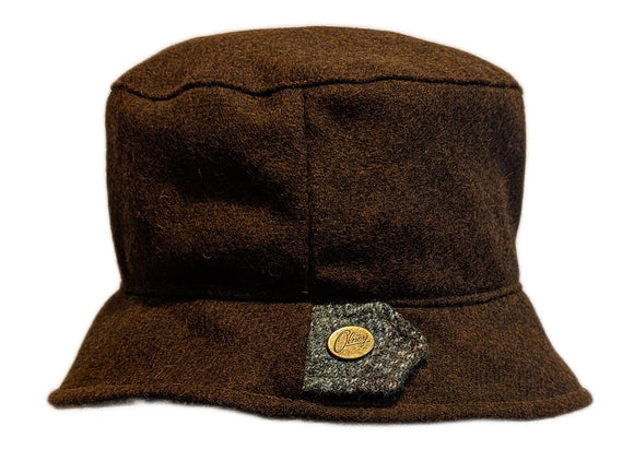 Olney 'Sara' Ladies Cloche Hat in Brown- (was $145.00)