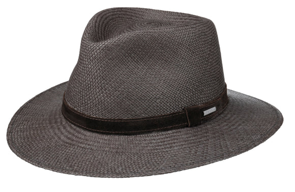 Stetson Traveller hand woven Mid Grey Panama hat