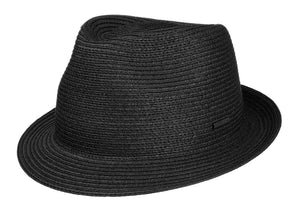 Stetson Viscose Summer Trilby style hat in Black