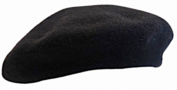 Tonak Merino Wool Spanish beret in Black