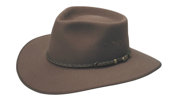 Akubra 'Cattleman' Outback hat in Fawn