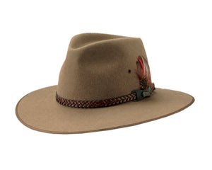 Akubra Tablelands outback hat in Sorrel Tan