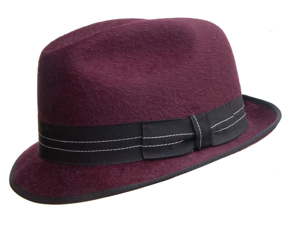 Magill 'Hollywood' Trilby in Bordeaux