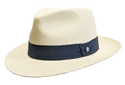 Vintimilla Grade 4 Natural Panama hat with Black band