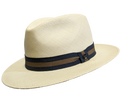 Vintimilla Grade 4 Panama hat in Natural with striped band